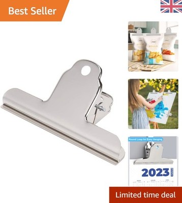 Langlebige 10er-Pack Bull Ordner Clips - große 4 Zoll Stahl Clips für Handwerk & mehr