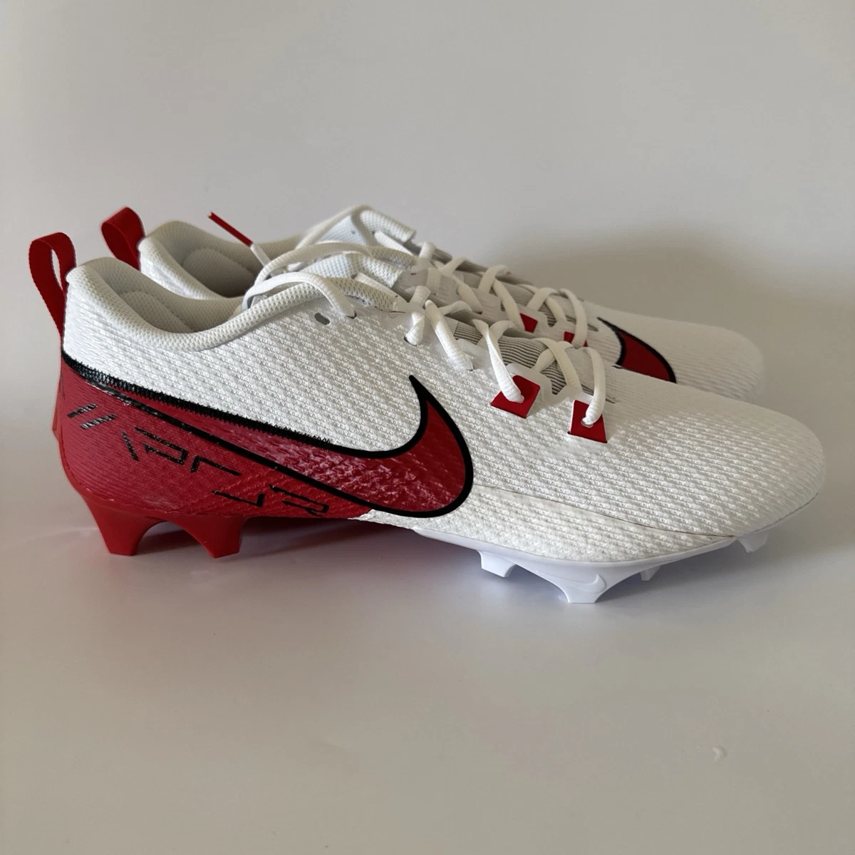 Nike Alpha Menace Strong White Red Football Cleats [II5139-102] Men\'s Size 9.5US Nike Alpha Menace 4 Pro Football Cleats Men main image 2