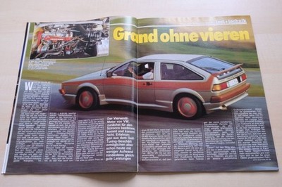 Rallye Racing 10/1984 VW Scirocco von Misczyk mit 147PS im TEST auf 3 Seiten