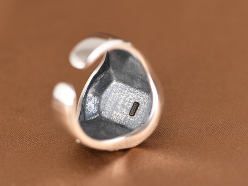 925 sterling silver skull handmade ring men's women jewelry S6213 - Picture 2 of 6