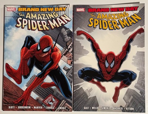 ENORME INCREÍBLE LOTE SPIDER-MAN TPB CORRER Slott ¡Nuevo Día! ¡32 libros de bolsillo comerciales! - Imagen 2 de 17
