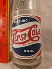 Double Dot PEPSI:COLA BOTTLE RED WHITE & BLUE LABEL Columbia Mo. 194os ? 12oz — photo 2