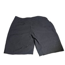 Time and Tru Womens XL Polka Dot Shorts Stretch Bermuda 16-18 Pockets