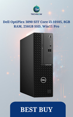 Dell OptiPlex 3090 SFF Core i3-10105, 8GB RAM, 256GB SSD, Win11 Pro #4759