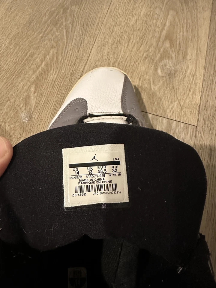 Nike Air Jordan 13 Retro Atmósfera Gris Zapatilla Deportiva Hombre Talla 14 Foto 2 de 4