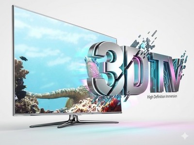 Samsung 55'' 3D LED TV UN55D8000 Bundle Glasses Remote Silver Stand *READ DESC*