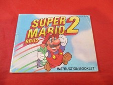 Super Mario Bros. 2 Nintendo NES Instruction Manual Booklet ONLY C
