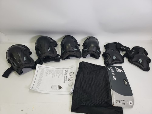 Rollerblade Skate Gear 3-Pack Protection Pad Set XL New Knee Elbow Wrist