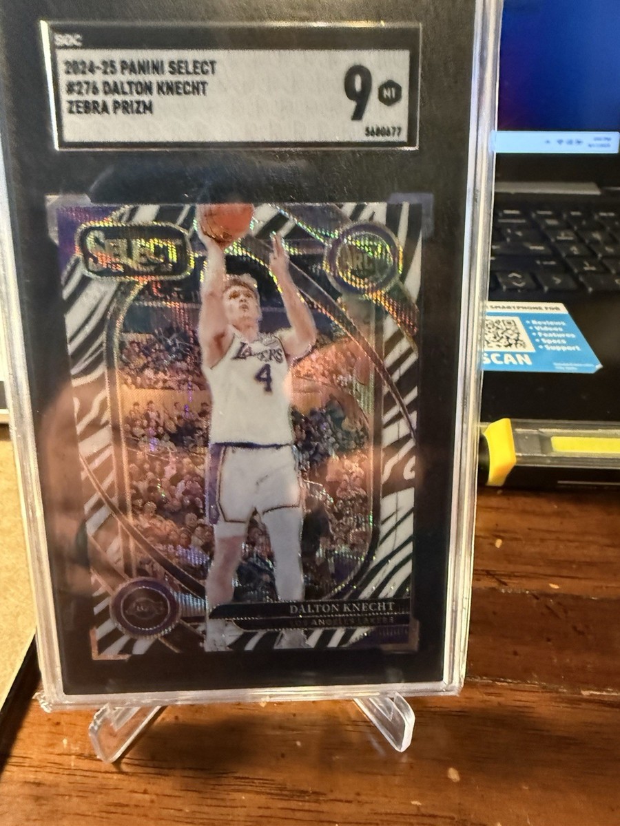 2024-25 Panini Select - Courtside Dalton Knecht #276 Zebra Prizm