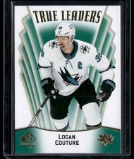 2021-22 SP Authentic #TL-23 Logan Couture True Leaders Green