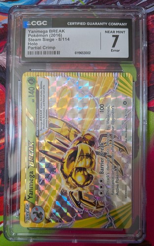 Yanmega BREAK graded CGC 7 for sale on eBay