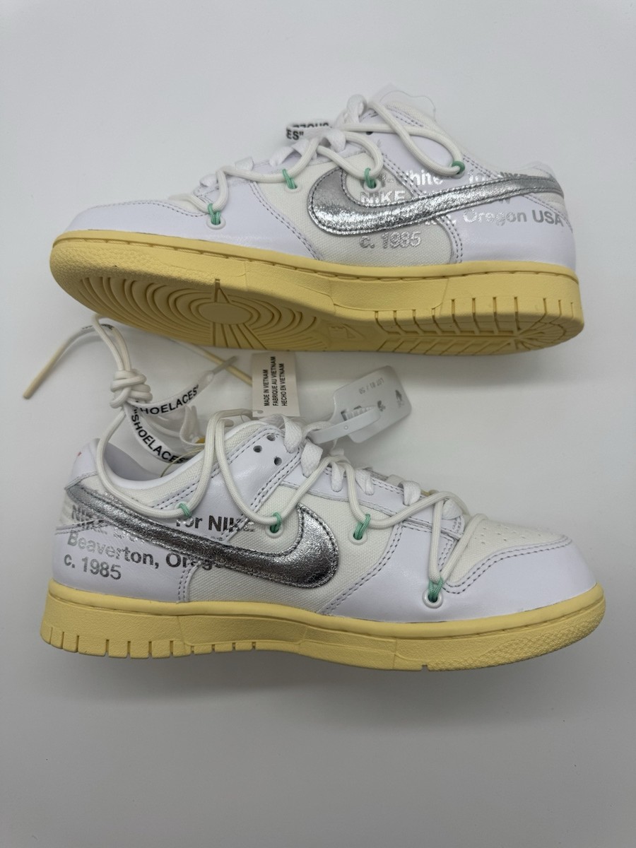 Off-White × Nike Dunk Low1 OF 50 48 Nike Dunk Low OFF-WHITE 'Lot 13 Of 50' Men's Size 9 DJ0950