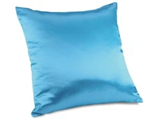Euro Pillow Cover with zipper 26x26 -Turquoise Bridal Satin - sold per piece