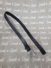 vintage Saint Laurent Rive Gauche black leather belt