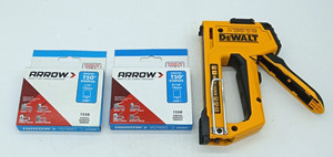DeWALT DWHTTR510 5-in-1 Multi-Tacker Stapler + 2 Boxes of Arrow T50 Staples NICE