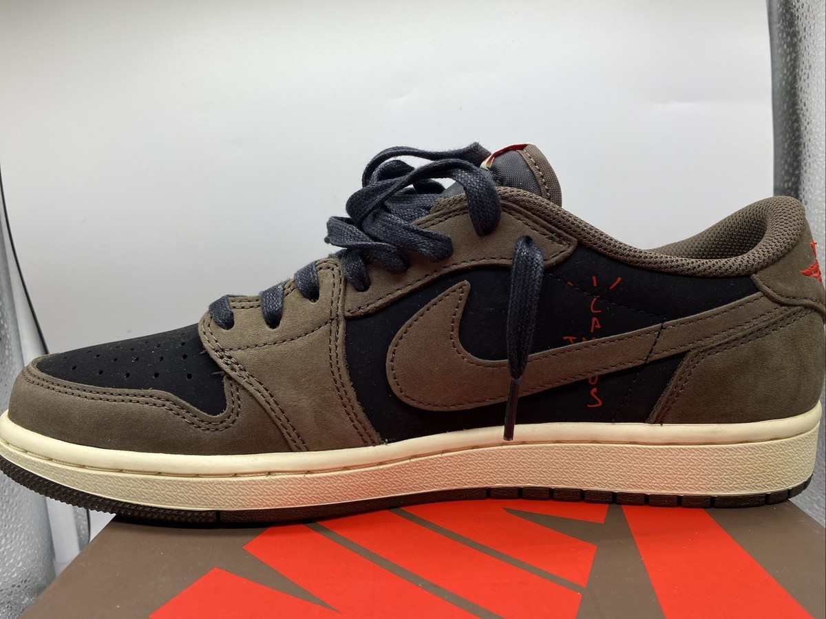 Size 10 - Jordan 1 x Travis Scott Low Mocha for sale online | eBay