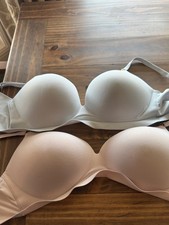 Victorias Secret 36DDD Pink Blue Purple Padded Bra Push Up 117142679689