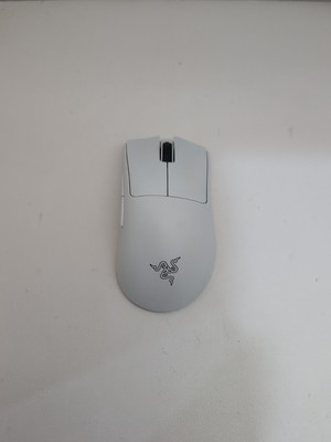 Razer DeathAdder V3 Pro Wireless Gaming Mouse Only No Dongle White Tested