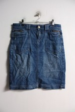 Jasper Conran Womens Denim Sirt - Blue - Size 8 (C63)