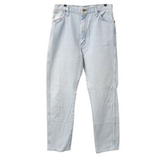 Vintage Wrangler Jeans Womens Style 14MWZG BlueLight Wash Straight 32x32 B-212