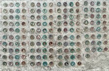 1971 Topps Coins baseball complete set 1-153 VGEX+ Mays, Clemente, Aaron, Rose