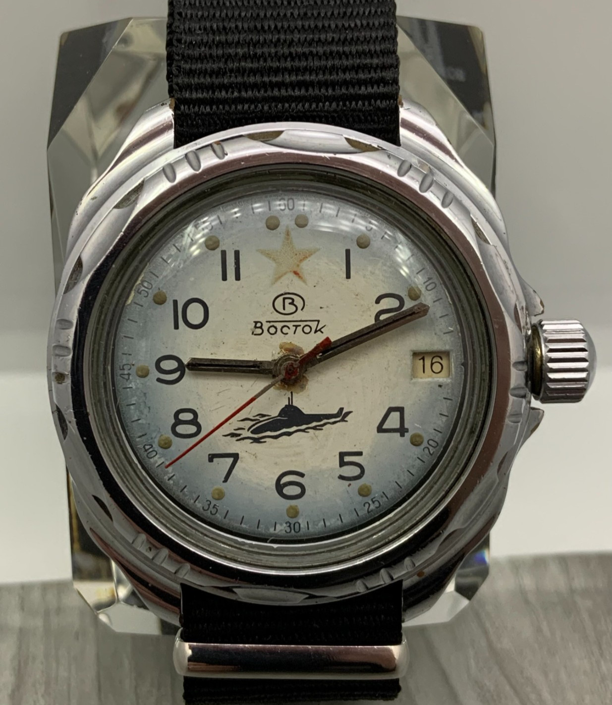 Men's Military Soviet Watch Vostok Komandirskie Submarine USSR Mechanical Wostok