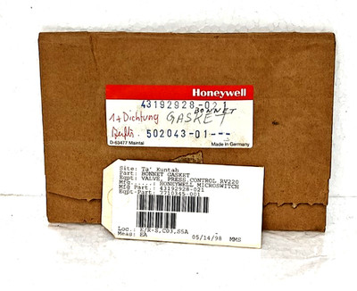 HONEYWELL 43192928-021 BONNET GASKET 7710345-001 #NEW