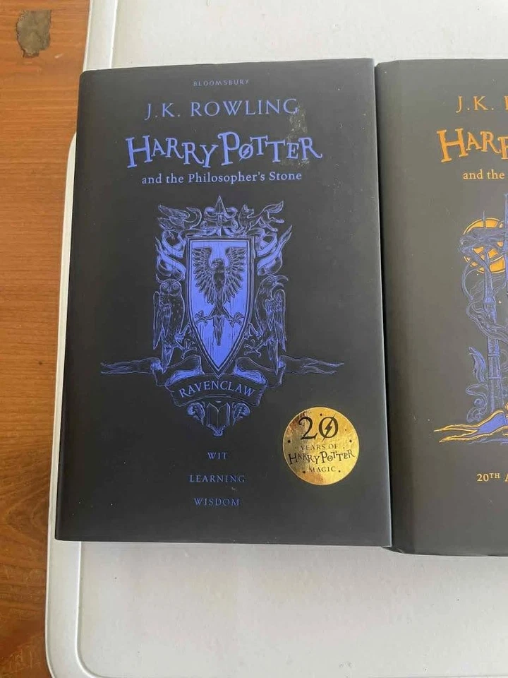 HARRY POTTER RAVENCLAW SPECIAL 20TH ANNIVERSARY 3 HARDCOVER BOOKS LIKE NEW COND - Image 2 of 4