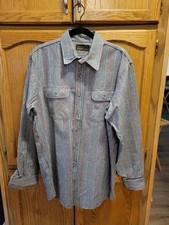 Plaid Heavy Wght Casual Shirt By Eddie Bauer Sz Lg Tall. Worn Once, IMMACULATE