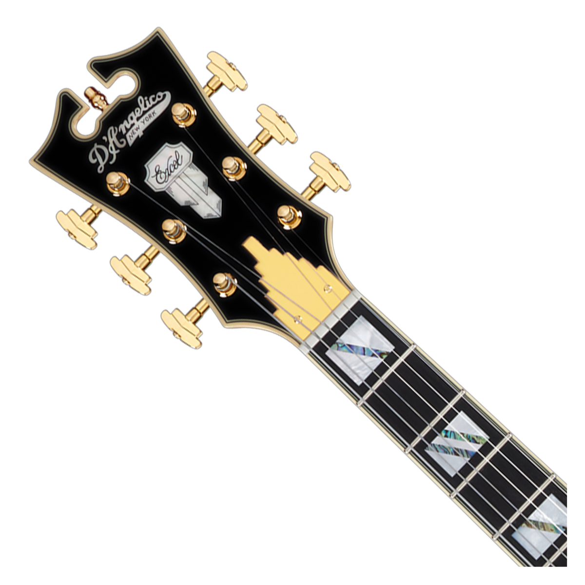 D'angelico Excel 59 Fully Hollow Single Cutaway - Trans Cherry | eBay