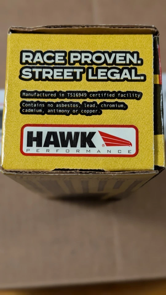 2005-2015 Toyota Tacoma Hawk Talon Drilled/Slotted Front Rotors and Ceramic Pads - Image 4 of 4