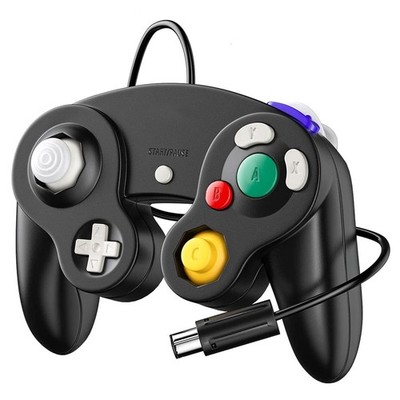 Shock Wired Game Controller for Wii & GameCube Black