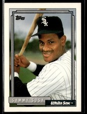 1992 Topps #94 Sammy Sosa White Sox Baseball Card 1303H