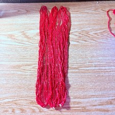 Half Hank Of 11/0 Cut Opaque Seed Beads 3 Sets Of Strands 16 Inch 2