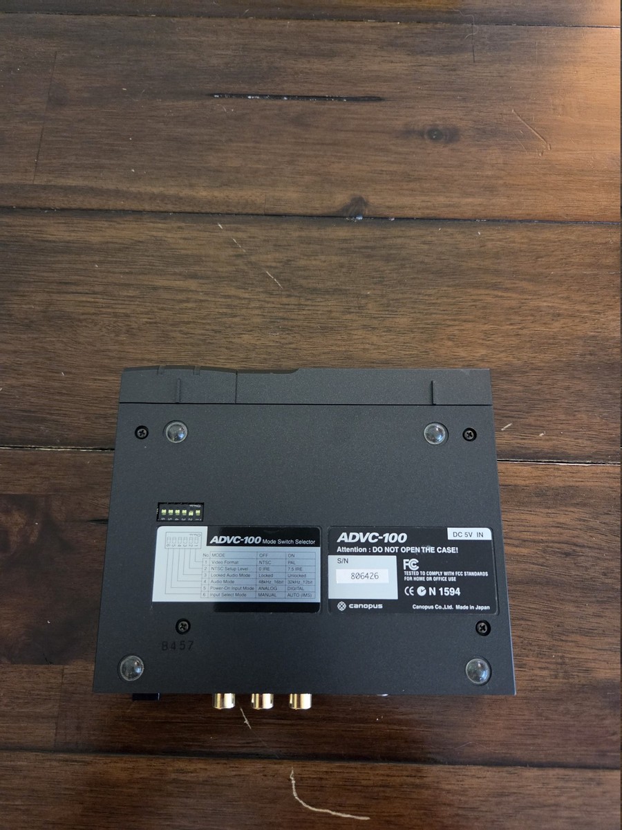 Canopus ADVC-100 Analog to Digital Video Converter for sale online