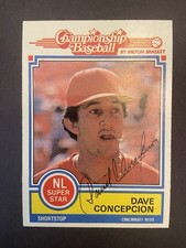 1984 Topps Milton Bradley #NNODave Concepcion