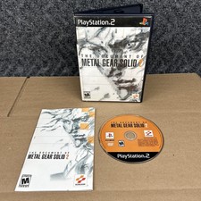 Document of Metal Gear Solid 2 PS2 (Sony Playstation 2) CIB Complete