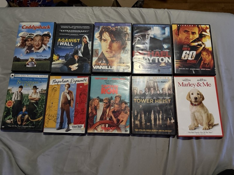 10 DVDs