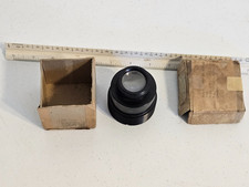Vintage 1940 EA Labs 91.44mm f/1.9 Projector Lens w/ Original Box Petzval Swirl
