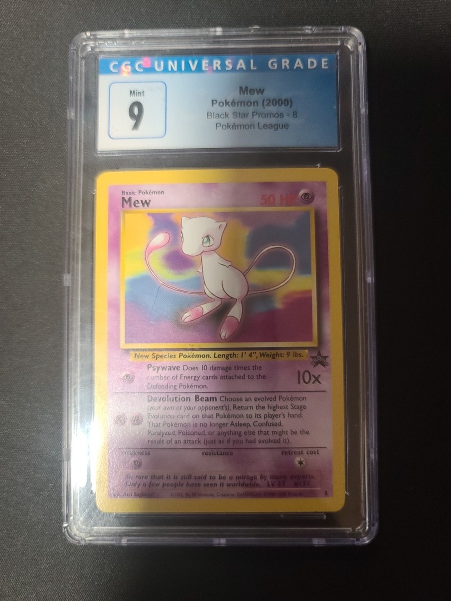 CGC 9 Mint Mew Black Star Promo 8 | eBay