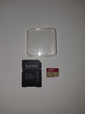 SanDisk 2TB Extreme MicroSD MicroSDXC A2 V30 C10 UHS-I U3 HD 4K Memory Card.