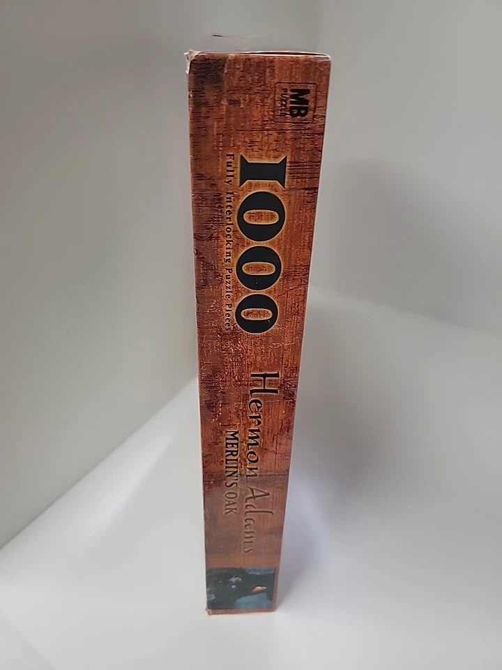 NOS Merlin's Oak Jigsaw Puzzle by Milton Bradley Gallery Hermon Adams Wizard - Image 2 of 4