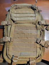 Red Rock Outdoor Gear Assault Pack Coyote 600D PVC Lined Polyester Construction