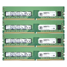 Lot 4 HMA451U7AFR8N-TF Dell SK Hynix 4GB PC4-2133P-ED1-11 ECC Server Memory RAM