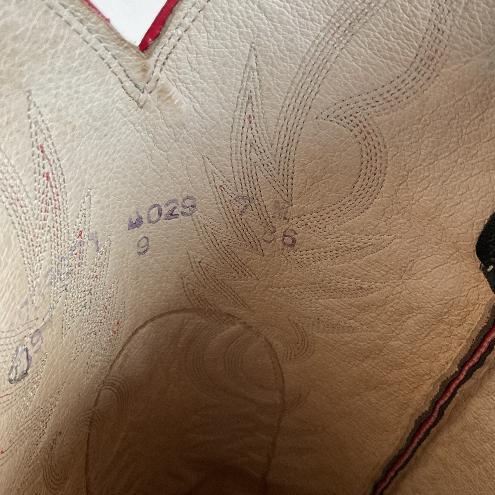 Vintage Dan Post Red Python Snakeskin Cowgirl Boo… - image 6