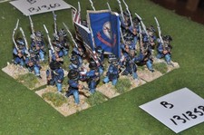 28mm ACW / union - infantry 24 figs - (B131358)