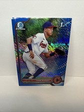 2022 Bowman Chrome Prospects Fran Alduey #BCP-39 Blue Shimmer Refractor /150 RC
