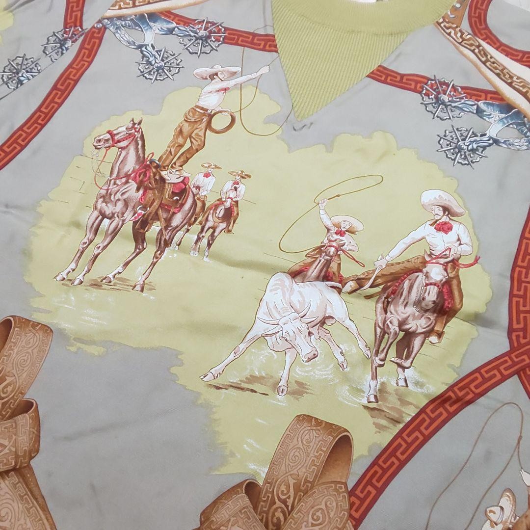 HERMES Silk pattern different material combinatio… - image 6