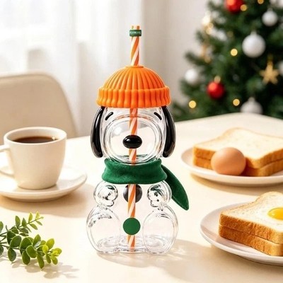 2026 Snoopy x Starbucks Glass Cold Cup Fan Made Pre-Order