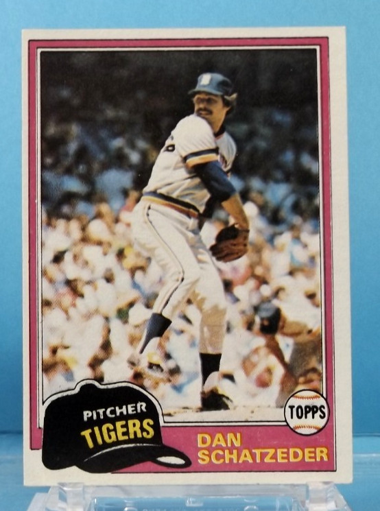 1981 Topps #417 - Dan Schatzeder - Detroit Tigers - Near Mint